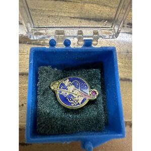 Vintage Nasa 20 year Employee Pin with Ruby